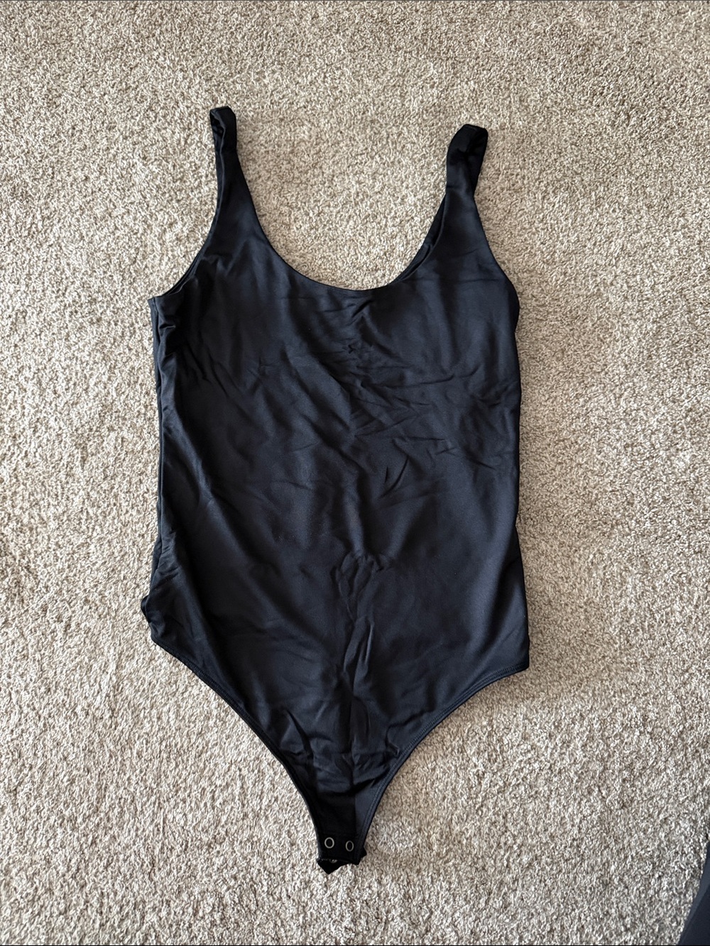 Classic Black Scoop Neck Bodysuit - Abercrombie
